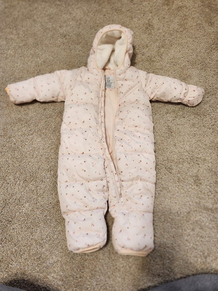 Baby Girl Snow Suit 12-18m