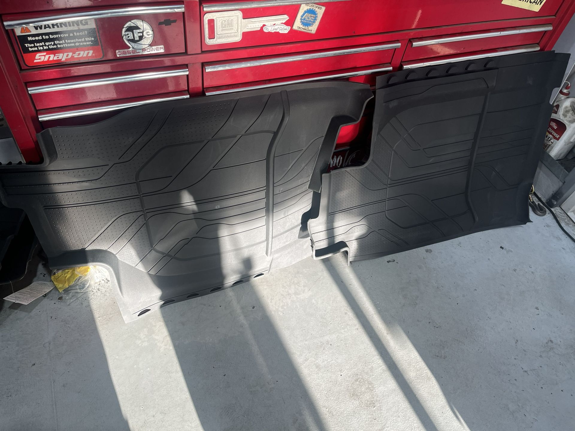 Weather Tech Floor Mats. Silverado