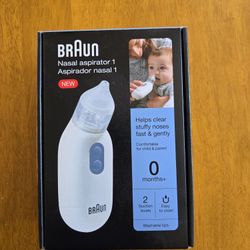 Braun Electric Nasal Aspirator – Brand New, Sealed (Baby Nose Cleaner)