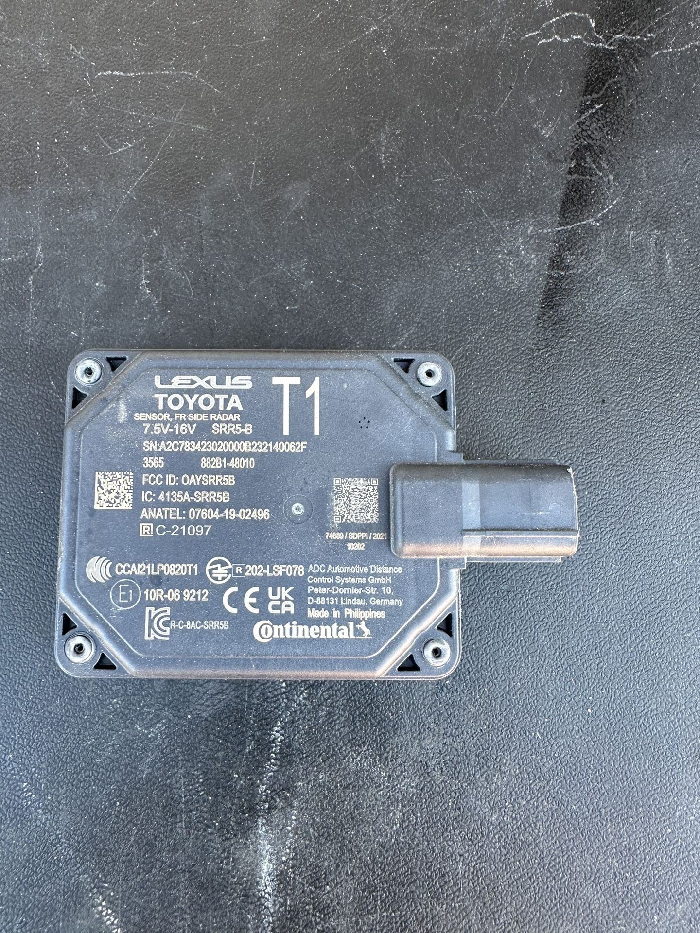 2023 Toyota Prius Genuine Radar Cruise Control Distance Sensor