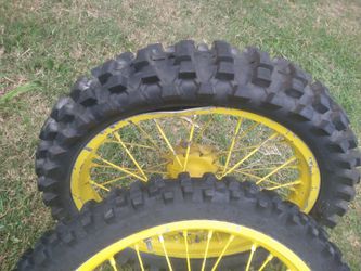 EXCEL Wheels Size 19 And 21 Good Tires (Read Description) Motorcycle