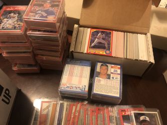 Baseball cards. Donruss, Upper deck, Topps, Mother”s Cookies, Fleer, Score all From 1985-1991 (authentic Gem Mint)