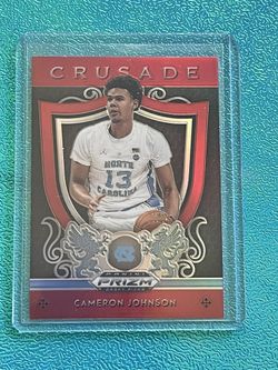 2019-20 Panini Prizm Draft Picks Cameron Johnson Rookie Crusade Red Insert #32