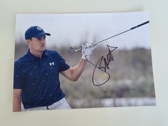 Jordan Spieth Signed 8x10 Photo – PGA Tour Golf Autograph w/ COA