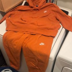 Nike Track Suit orange 