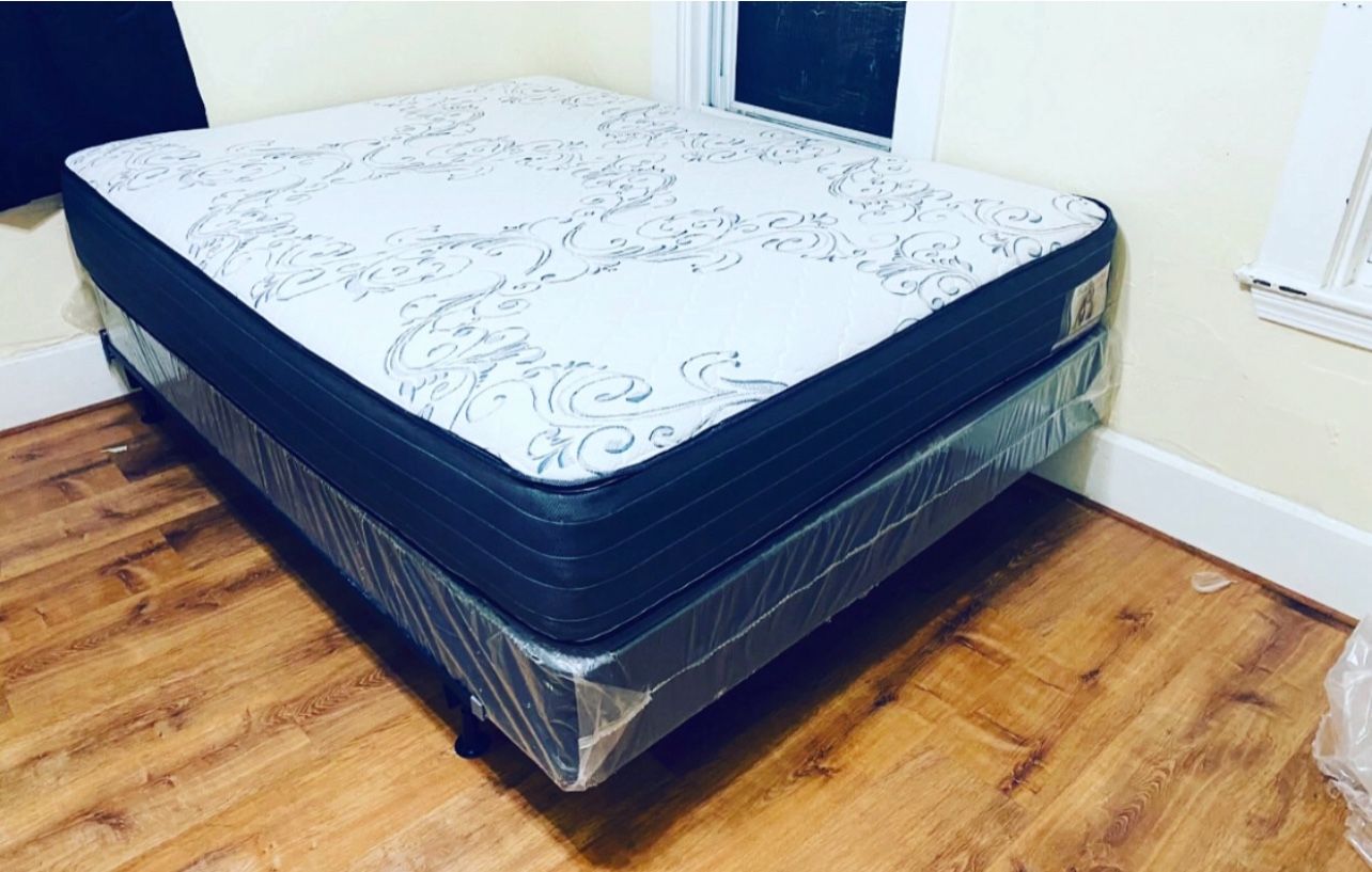 Set Queen size Mattress 12” thick Comfort+Quality pay on delivery