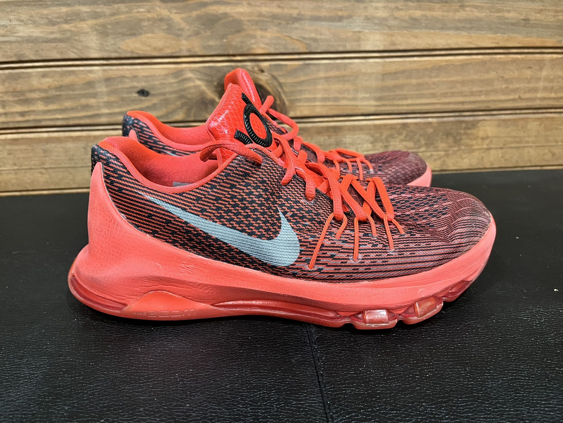 Nike KD 8 GS KD Kevin Durant Crimson Red Basketball Shoes Sz 5.5