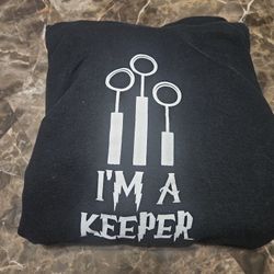 Im a keeper Harry Potter hoodie 2xl