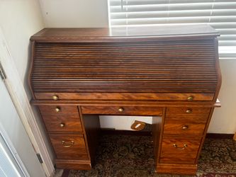 Vintage roller top desk