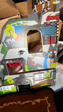 Hape Kids Wooden Train Set Playset