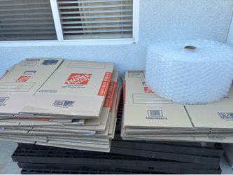 Moving Boxes and Bubble Wrap