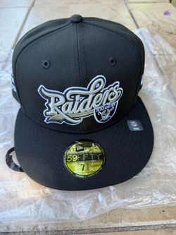NEW ERA RAIDERS BORN X RAISED FITTED 7 3/8 NEW