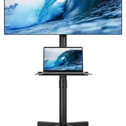 Mobile TV Stand For 23-60 Inch TVs