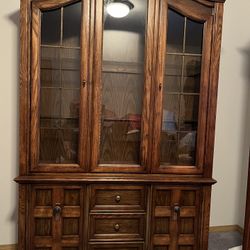 Fruitwood China Cabinet 