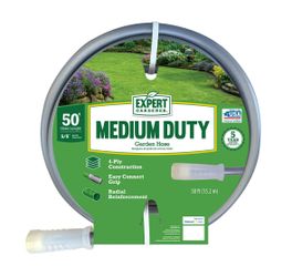 50 Foot Medium Duty Garden Hose Gray