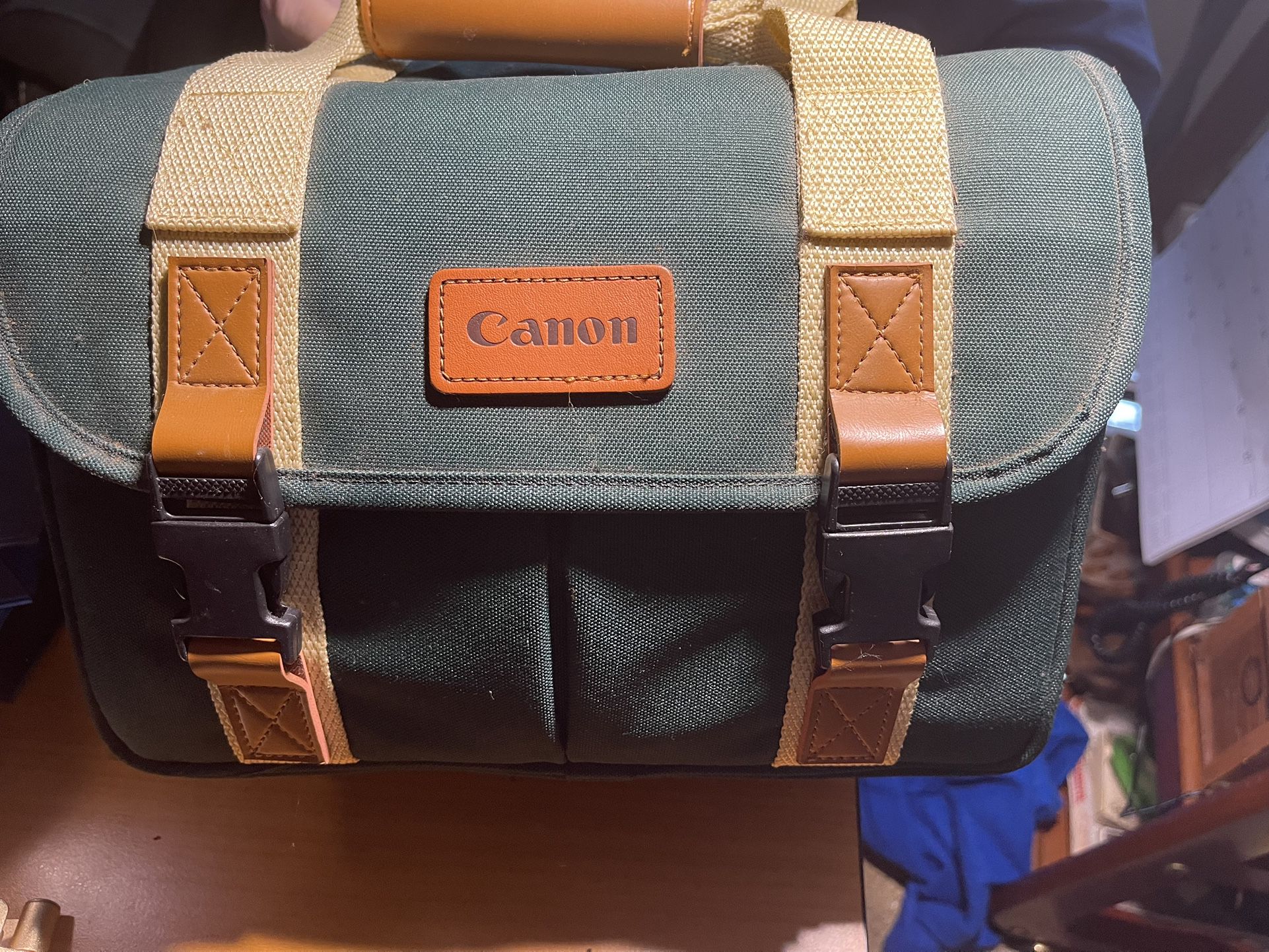 Canon FTb Camera, Zoom Lens And Bag
