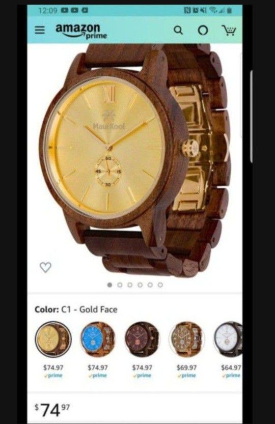 BRAND NEW MAUI KOOL BAMBOO WATCH!
