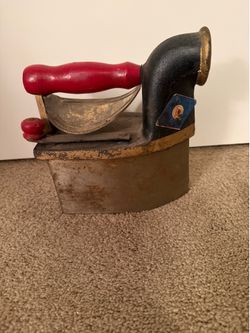 Antique coal iron.