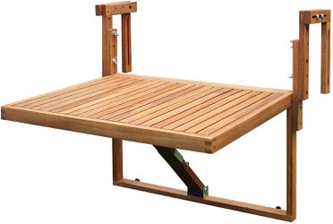 Modern Deck Table, Golden Teak