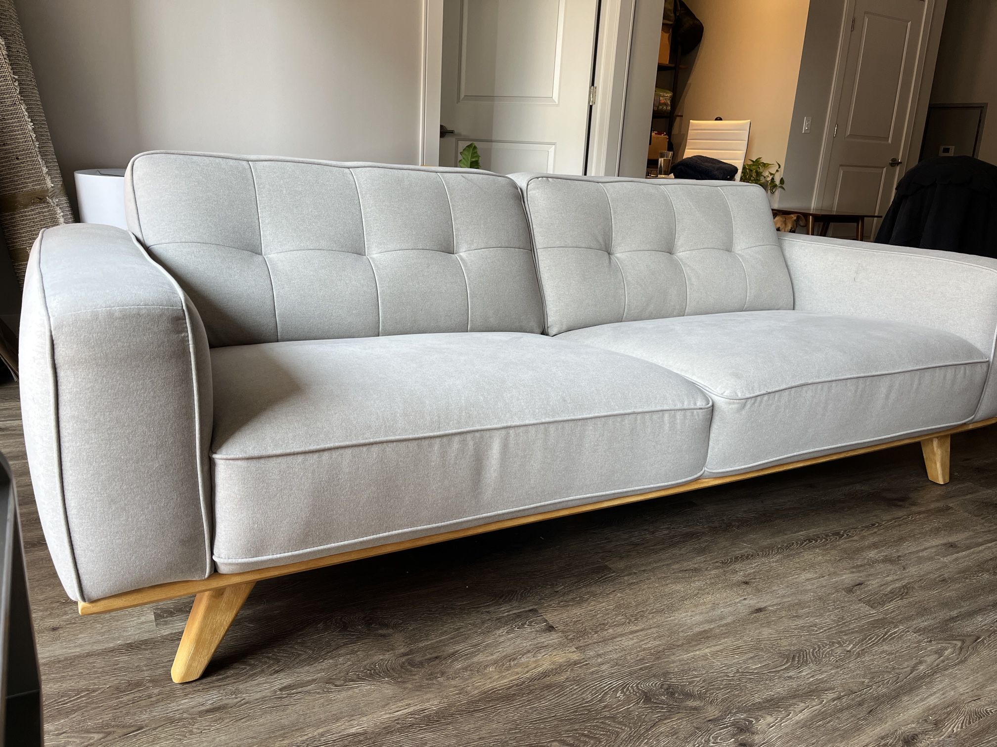 Gray 90” Sofa