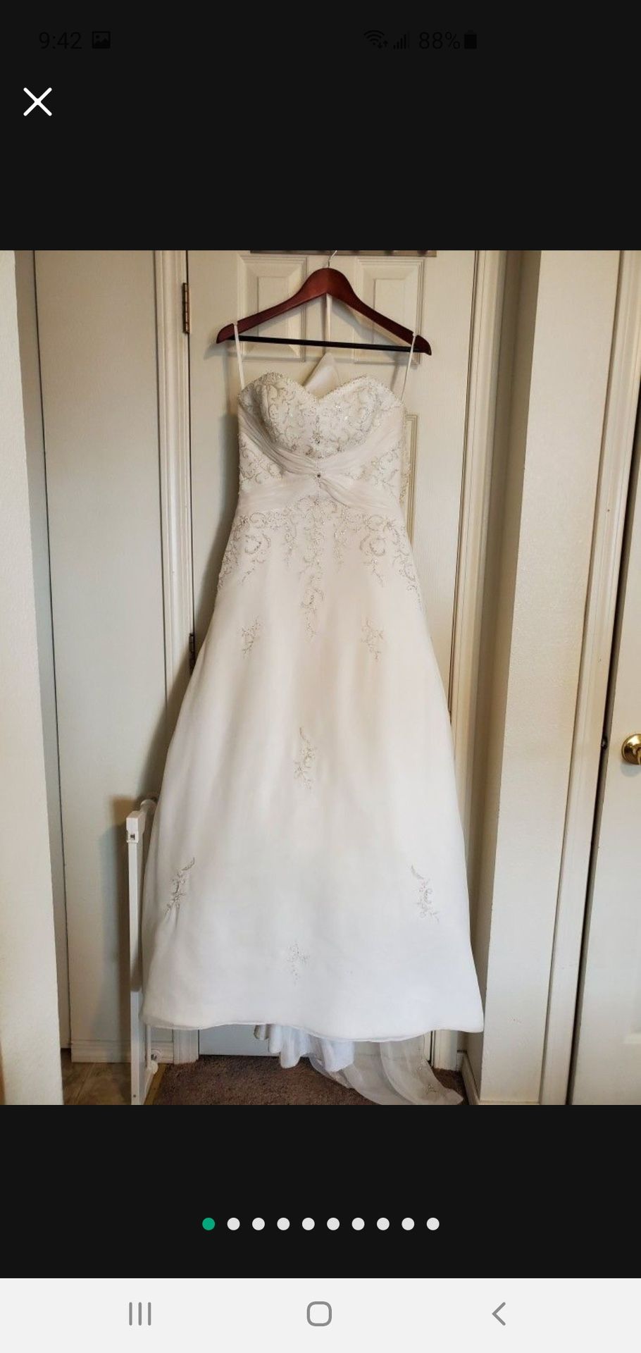 Princess Corset Wedding Dress Size 10