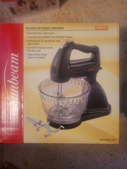 Sunbeam hand/stand mixer