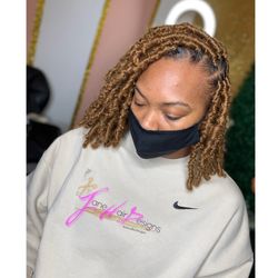 Butterfly locs with jewelry HAIR for sale