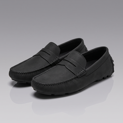 Bruno Marc Men's Black Driving Loafers