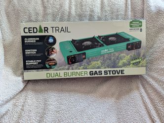 Cedar Trail Two Burner Butane Gas Stove