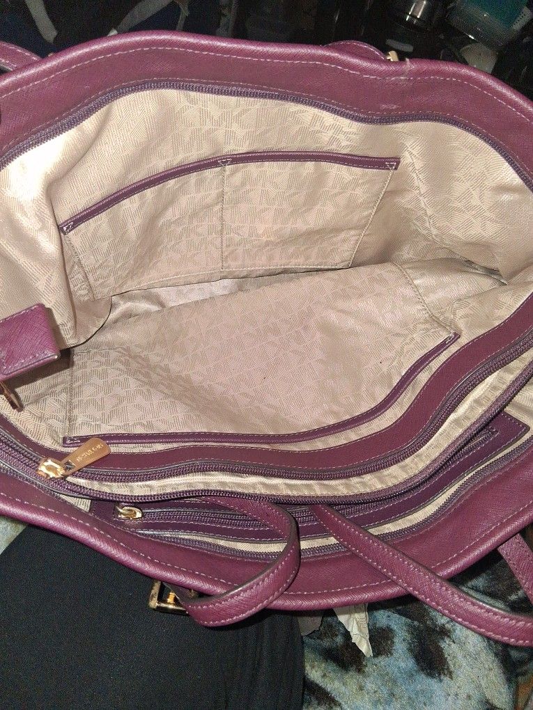 Michael Kors burgundy purse