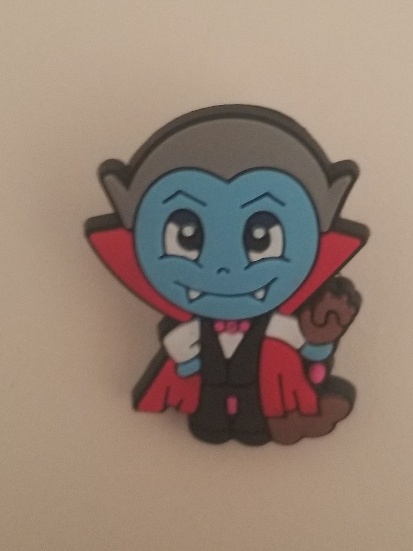 Brand new croc charm/jibbitz-vampire boy