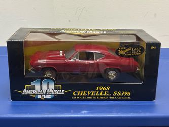 American Muscle/Ertl: 1968 Chevelle SS396 (Red - 10 Years - 1:18 Scale)
