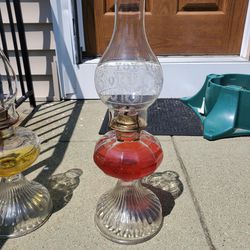 Vintage P&A MFG THOMSTON CONN OIL LAMP