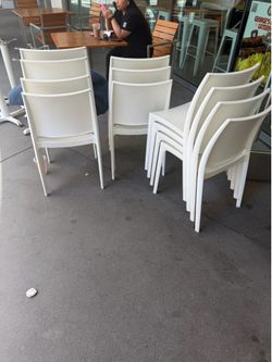 Restaurant tables and chairs