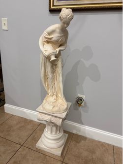 Large sculpture and base