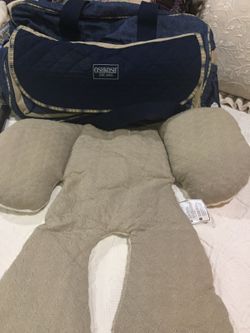 Pañalera y soporte para bebe