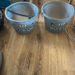 2 Cat Buckets