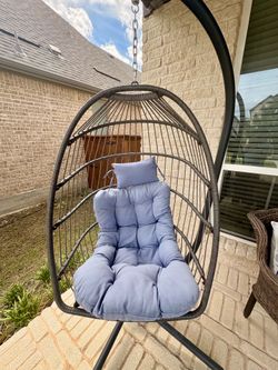 Egg Swing Chair with Cushion