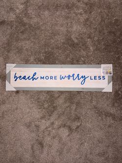 Wooden Sign