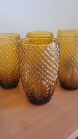 Vintage Indiana glass tumblers