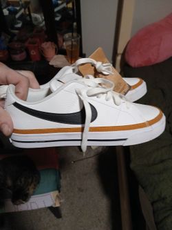 White Nike Woman's court legacy next nature