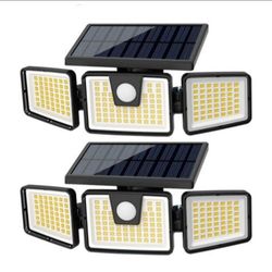 Solar Security Floodlight - 2PK