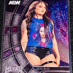 Skye Blue AEW Purple Metal Universe 2025