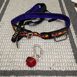 Wild Country Lg Climbing Harness Atc Belay And Biner