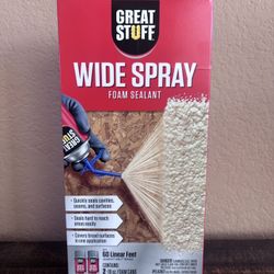 NIP-GREAT STUFF Wide Spray 18 oz. Spray Foam Sealant set of 2 bottles