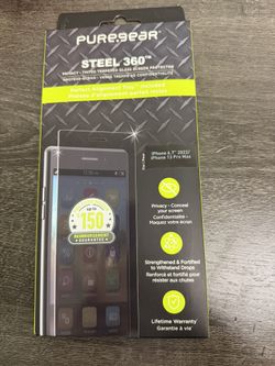 iPhone 13 Pro Max PureGear Privacy Tempered Glass Screen Protector