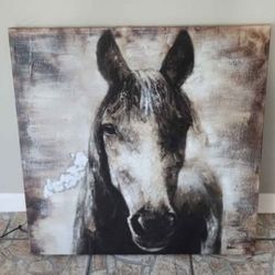 Horse Canvas Wall Art Decor