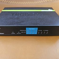 TrenDnet 8 Port POE Swith 