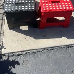 Folding stepstools