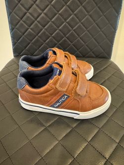 Nautica Toddler Sneakers – Size 9C – Brown/Blue
